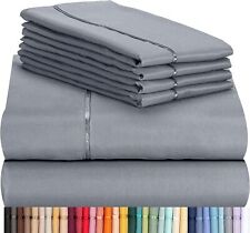 6 Piece Premium Bamboo Sheet Set, Deep Pockets, 50 Colors, 2200 Count, Soft picture
