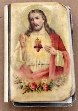 Antique 1914 The Little Catholic Child’s Prayer Book W/cards Inspirational/Obits picture