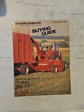 Vintage Massey Ferguson Implements Buying Guide Summer/Fall 1985 picture