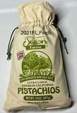 Setton Farms Extra Large Pistachios In Burlap Bag Dry Roasted Sea Salt 14oz Sack picture