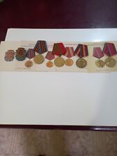 Винтажный советский набор различных наград и медалей СССР5 шт. с документами. picture