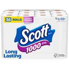New 1000 Toilet Paper, 36 Rolls, 1,000 Sheets per Roll, Septic-Safe picture