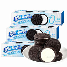 5 Boxes Oreo SUGAR FREE Biscuits Cookies Casual Snack 奥利奥0糖夹心饼干 picture
