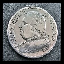 1814-A France Louis XVIII 5 Francs Paris Mint, Silver Coin, Rare & Scarce, NICE picture