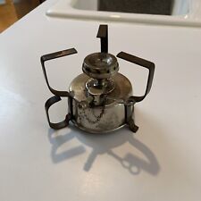 Vintage Glogau & Co. Alcohol Stove Chicago USA Brass With Wick And Cap Clean WOW picture
