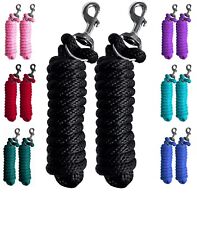 Majestic Ally Set of 2 Solid Poly Lead Rope for Horse & Livestock – 10 Foot Long picture