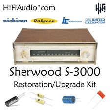 Sherwood S3000 FULL restoration recap repair service rebuild kit guide capacitor picture