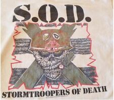 VINTAGE 90S STORMTROOPERS OF DEATH S.O.D Cotton White S-2345XL Unisex Shirt picture