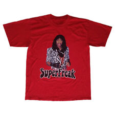 Vintage Super Freak Rick James T-Shirt Short Sleeve Red Unisex S-234XL CC1307 picture