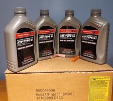 4 QTS Honda OEM ATF Type 3.1 9SPD Automatic Transmission Fluid NEW picture