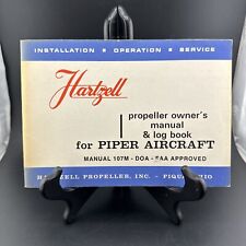 1976 Hartzell PIPER Owner's Manual 107M-DOA-FFA approved.🔥Excellent Condition picture