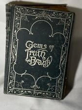 Gems of Truth and Beauty Rhodes and McClure 1900 Hardcover Book Vintage Antique picture