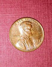 1982 No Mint Lincoln Penny, Double Die Obverse, Reverse, Large Date, Close Am picture