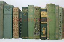 Lot 5 of GREEN / Shades of Green Old Vintage Antique Rare Hardcover Random Books picture