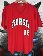 Vintage Georgia Bulldogs Baseball Jersey #12 Made In USA - M picture