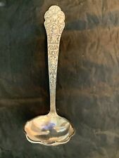 GORHAM MEDICI OLD STERLING SILVER GRAVY LADLE SUPER SHAPE   MORE IN THIS PATTERN picture