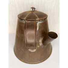 Antique Primitive Copper Brass Double Wall Boiler Coffee Pot Kettle Multi Spout picture