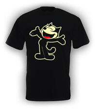 Vintage Felix The Cat Cotton Black T-shirt TA78180 picture