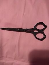 Antique Sterling Silver Handle Sewing Scissors From Germany picture
