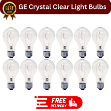 GE General Purpose Clear Light Bulb, A21, 150 Watt - Quantity 12 picture
