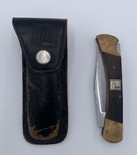 Vintage G96 BRAND Lockback Folding Hunter Pocket Knife Model Rustproof 960 Japan picture
