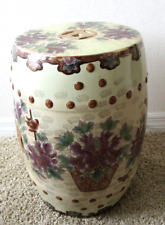 Elegant Antique 19th Century Qing Dynasty Porcelain Drum Stool Garden Seat picture