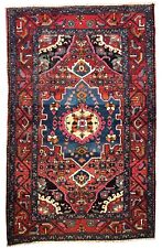 Superb Antique Hand-knotted Exquisite Rug 4’ 2” x 6’ 8” (INV199) 4x7 picture