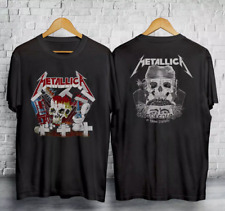 1980s Metallica Crash Course Music Vintage Tour T-Shirt picture