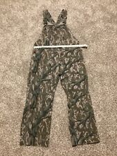 Vintage Mossy Oak Overalls Bibs Camo USA Made Hunting Large  picture