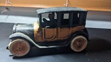 VINTAGE 1920's ARCADE CAST IRON YELLOW CAB SEDAN TAXICAB TAXI . picture