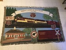 WCL Wisconsin Central Limited Railroad - EMPLOYEE AWARD Blanket AFGHAN 44