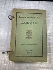 Business Woman’s Club Cook Book - 1932 Minneapolis, MN Rare Antique Vintage 30s picture