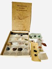 Vintage Minerals From Tennessee Box Plus Extras 25 Specimens Mounted and Labeled picture