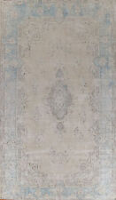 Antique Floral Kirman Traditional Hand-knotted Large Rug 10x16 Wool Handmade Rug picture