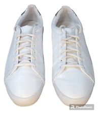 Womens Size 10 Old Navy Classic Sneakers Worn Twice White With Silver Detail picture