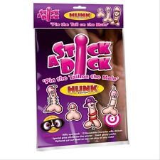 Bachelorette Party STICK A DICK HUNK EDITION Funny Bridal Wedding Shower Game picture