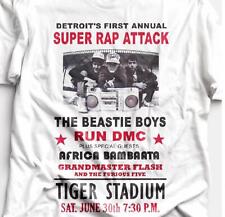 Beastie Boys Run DMC Vintage Tour 1986 Detroit Super Rap Attack Concert S-3XL picture