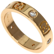 GUCCI   Ring Icon 5P Diamond #7 K18 Pink Gold picture