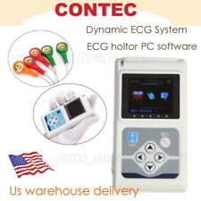 CONTEC 3 Channel Holter ECG System,PC software 24 hours recorder,FDA,TLC5007 picture