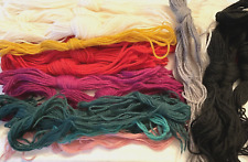 Paternayan Persian Yarn 100% Virgin Wool Lot BK RD WE Purple 3 Strands 3/4 Pound picture