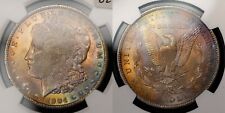 1904-O $1 Morgan Silver Dollar - VAM-22A2 - PQ Rainbow Toning - NGC MS63 - B2092 picture