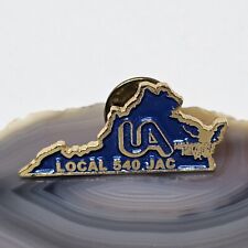 UA STEAMFITTERS PLUMBERS PIPEFITTERS UNION LOCAL 540 JAC LAPEL PIN NEW picture
