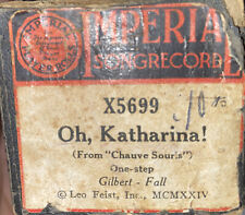 Vintage Imperial Songrecord X5699 OH KATHARINA Player Piano Roll picture