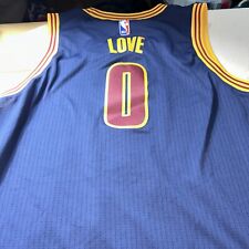 Adidas Swingman Cleveland Cavaliers Kevin Love #0 Jersey Large Cavs Blue picture
