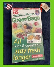 Debbie Meyer Generic Green Bags Keep Fresh 20 Reusable Bags 10Med 10Lg Save $$$ picture