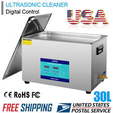 AIPOI Ultrasonic Cleaner 30L Liter Stainless Steel Industry Heated Clean Glasses picture
