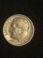 1967 Dime No Mint Mark * Very Rare* picture