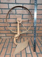 Antique Cultivator Push Plow Frame & Wheel Assembly picture