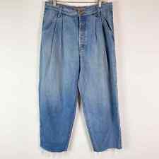 MOTHER NWOT Women's SNACKS The Double Prep Fun Dip Flood Jeans Blue Size 30 picture