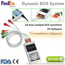 CONTEC TLC5007 Dynamic ECG Monitor System 24 Hours Recorder ECG Holter PC SW picture